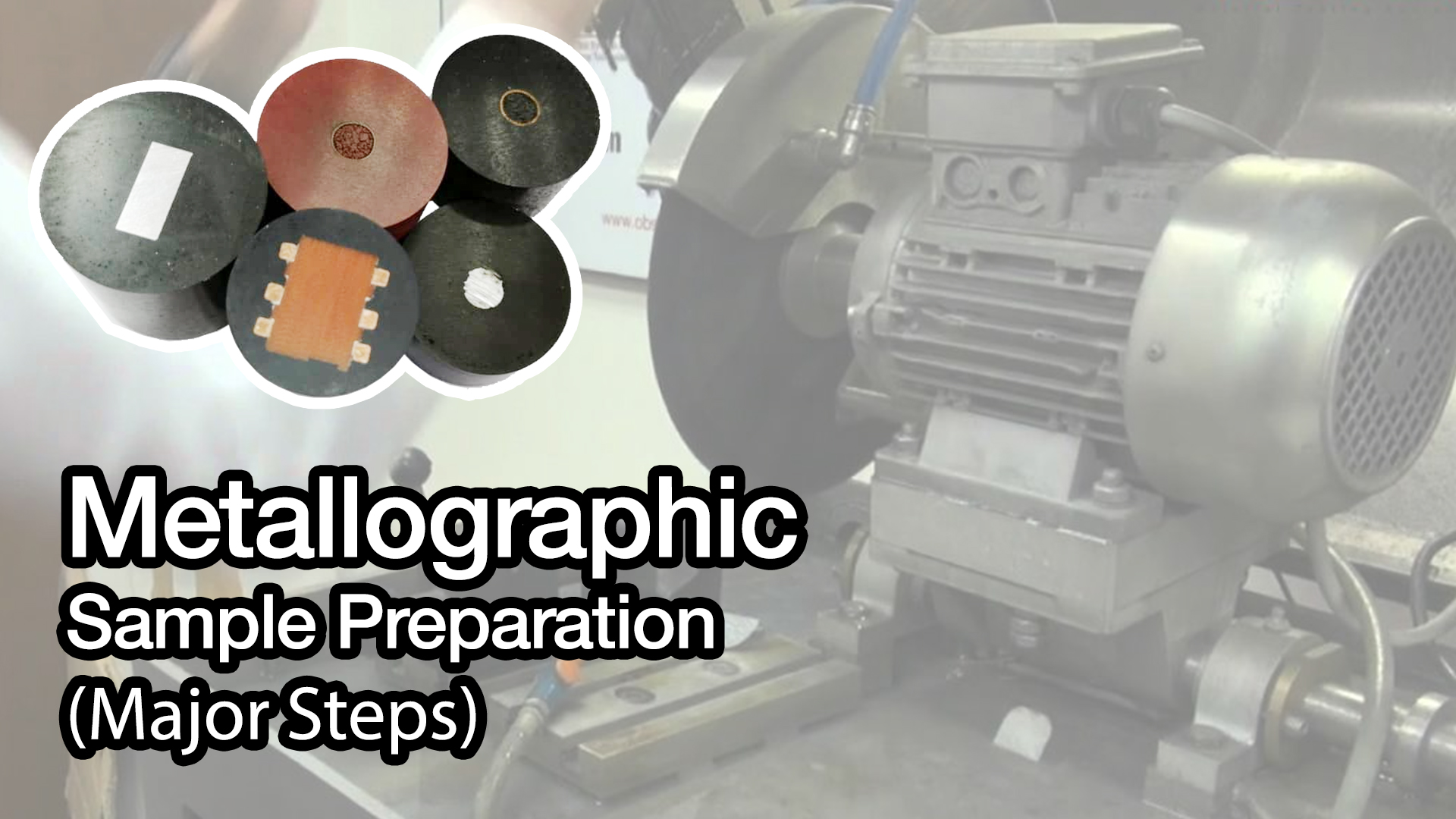 Metallographic cut-off machines and samplers